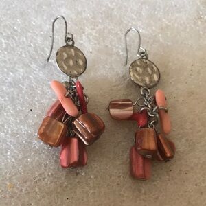 Elegant Multi-Color Dangle shell Earrings